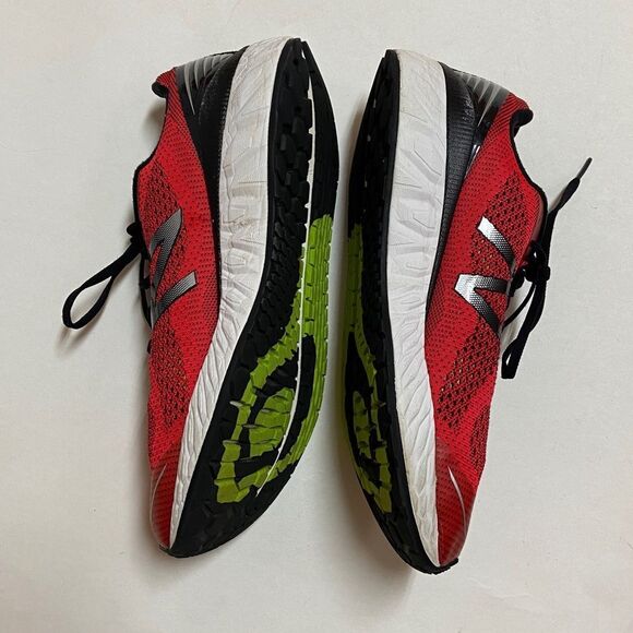 New Balance MVNGORB2 Running Energy Red Lime Men\'s Red and Black Athletic Shoes main image 6